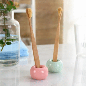 Ceramic Candy Color Toothbrush Holder