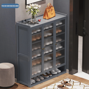 Freestanding Shoe Rack Storage Cabinet