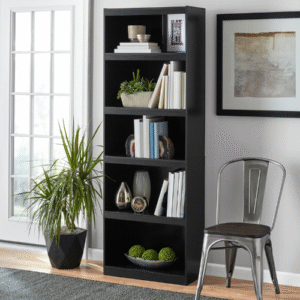 Modern Shelving Organizer & Book Storage Cabinet for Home or Office
